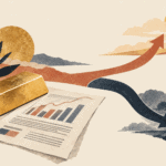 How does CPI affect gold? Editorial illustration of a gold bar and two possible market reactions